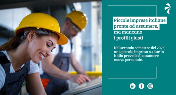 Piccole imprese italiane pronte ad assumere, ma mancano i profili giusti